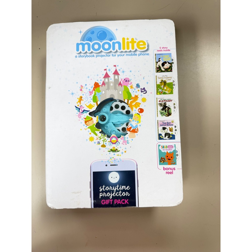Moonlite Storybook Projector Gift Pack 5 Reels Little Golden Books Sago Mini